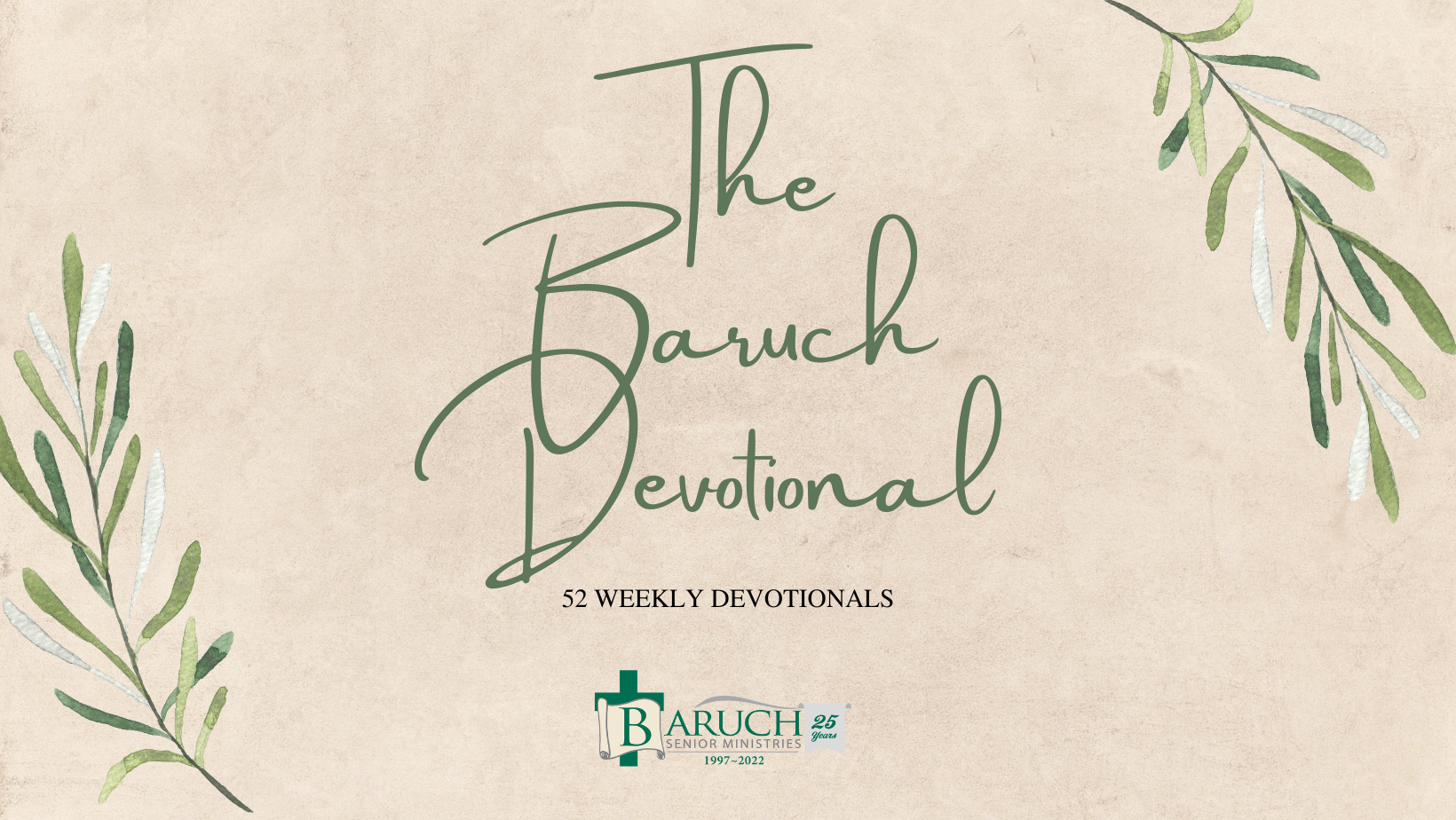 Read more about the article The Baruch Devotional: 52 Weekly Devotionals